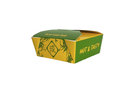 16oz Green/Yellow Cardboard...