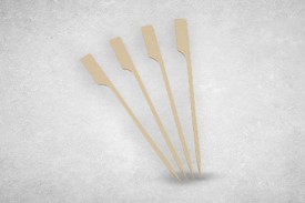 7″ Bamboo Biodegradable Paddle Skewers