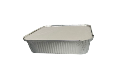 Large Deep Silver/Gray Foil Recyclable No.9 Container