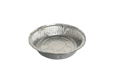 Standard Silver/Gray Foil Recyclable Round No.12 Container with Lids