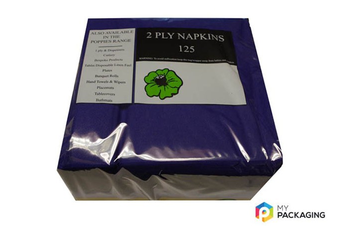 Purple Napkins 2 PLY QTY 125