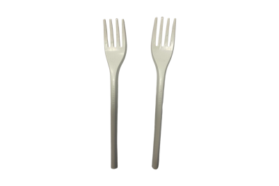 Regular White Plastic Biodegradable PLA Forks