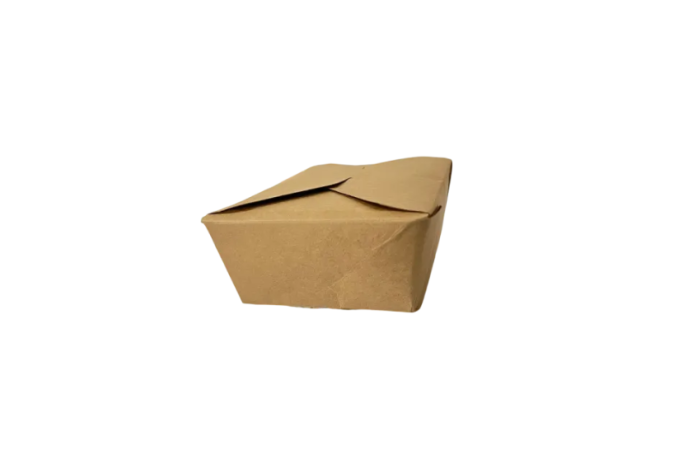 45oz Brown/Kraft Recyclable No8 Takeaway Boxes