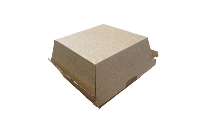 TONIC Small Brown/Kraft Recyclable Burger Boxes
