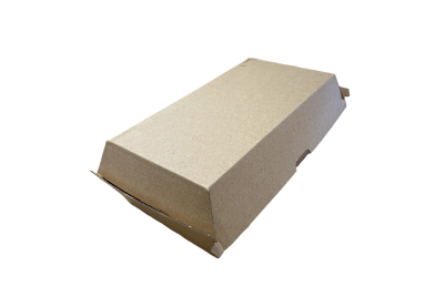 TONIC Large Brown/Kraft Compostable Meal Boxes with Vent Holes