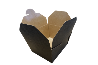 26oz Black Brown/Kraft Recyclable Takeaway Boxes
