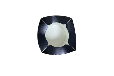 12oz Black Laminated Paper Recyclable McFlurry Style Ice Cream Tubs