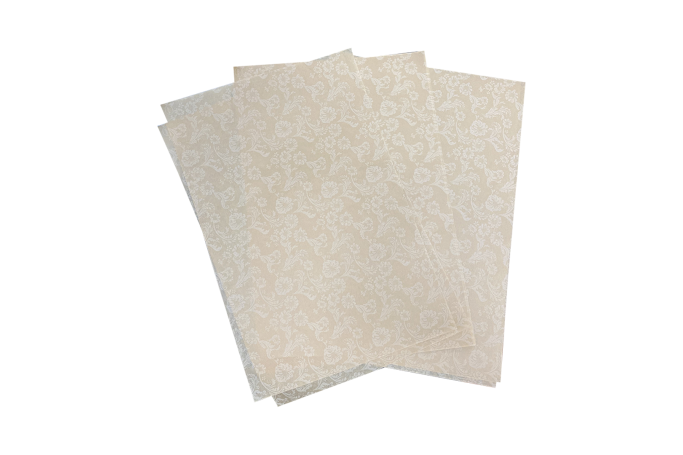 50×33.5cm Damask Design Recyclable Greaseproof Paper
