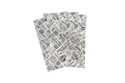 50×33.5mm American BBQ Design Recyclable Greaseproof Paper