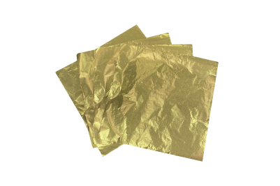 30x30cm Gold Aluminium Foil Recyclable Sheets