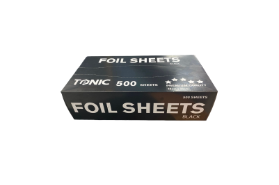 TONIC Black 30x30cm Foil Recyclable Boxed Sheets