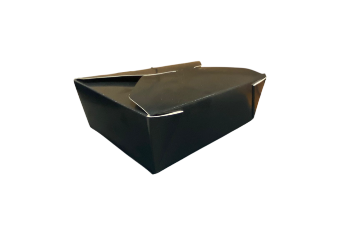 40oz Black Recyclable No.5 Takeaway Boxes