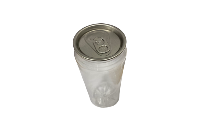 500ml Strong PET Plastic Recyclable Cans & Lids (Pepsi Style)