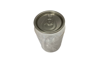 350ml Strong PET Plastic Recyclable Cans & Lids (Pepsi Style)