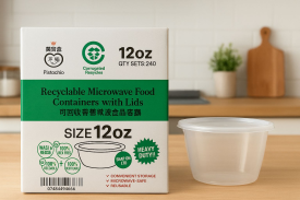 12oz Clear Microwaveable...