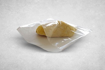 8.5″x8.5″ White Paper Recyclable Clear Film Front Bags