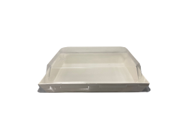 Med White Tray & Lids...