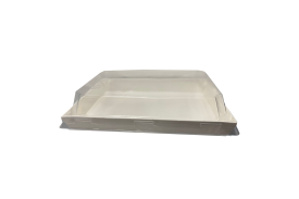 Ex Sml White Tray & Lids...