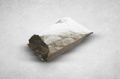 7″x9″x12″ White Foil Lined Paper Recyclable Bags