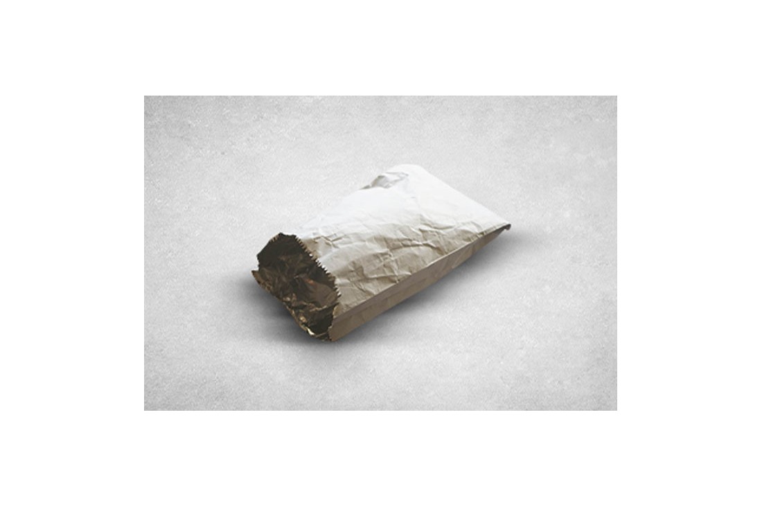 7″x9″x12″ White Foil Lined Paper Recyclable Bags