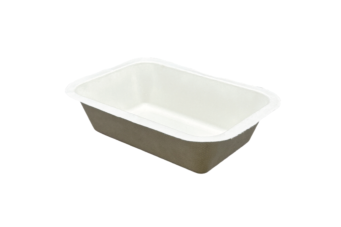 Large White Bagasse Biodegradable Chip Trays