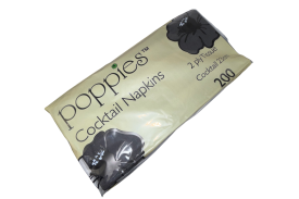 23cm Black Cocktail Paper...