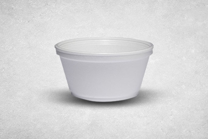 8oz White Heat-Resistant Foam Insulated Dart Cups