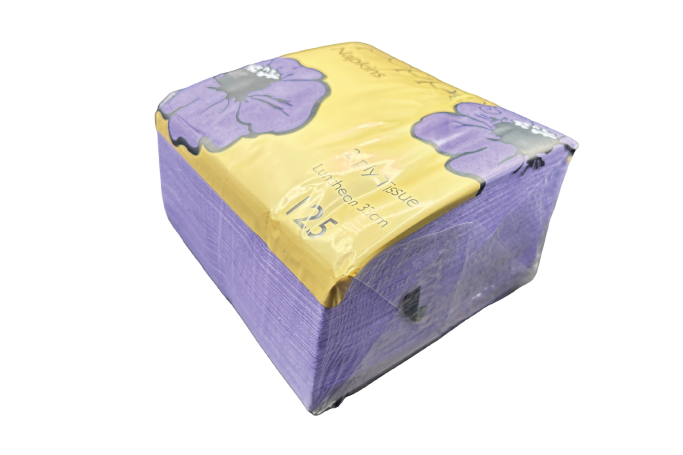 33cm Purple Paper Biodegradable Luxury 2PLY Napkins