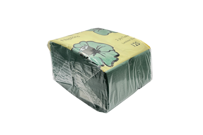 33cm Forest Green Paper Biodegradable Luxury 2PLY Napkins