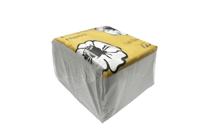 33cm White Paper Biodegradable Luxury 2PLY Napkins