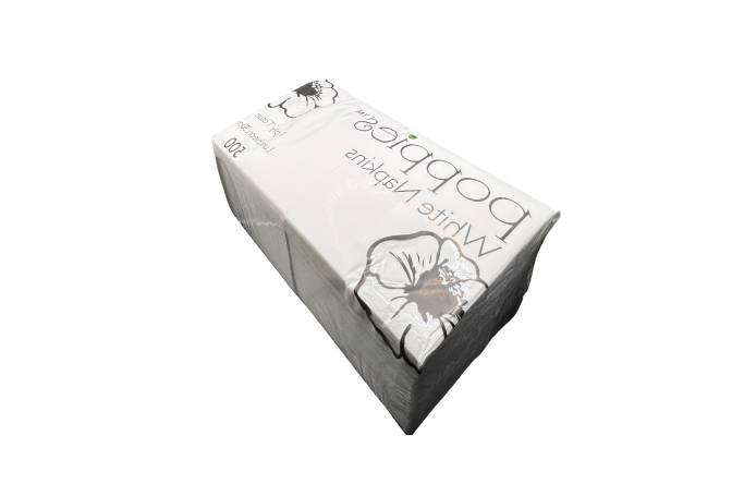 30cm White Paper Biodegradable 1 PLY Napkins