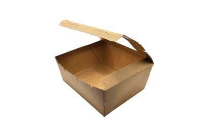 45oz Brown/Kraft Recyclable No8 Window Boxes