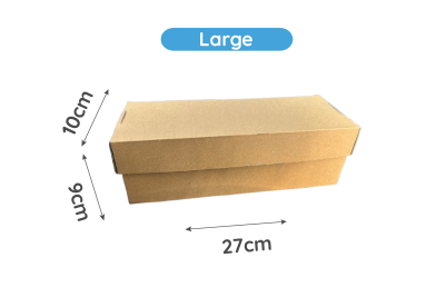 Large Brown/Kraft Recyclable Octagon Takeaway Boxes