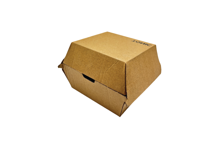 TONIC Small Brown/Kraft Recyclable Burger Boxes