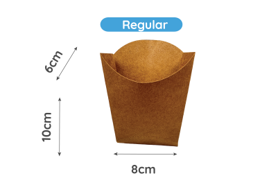 Regular Brown/Kraft Recyclable Chip Scoop