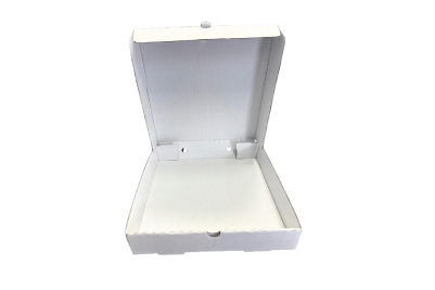 7 inch White Biodegradable Corrugated Pizza Boxes
