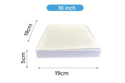 10 inch White Cardboard Biodegradable Corrugated Pizza Boxes