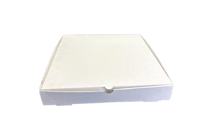 12 inch White Cardboard Biodegradable Corrugated Pizza Boxes