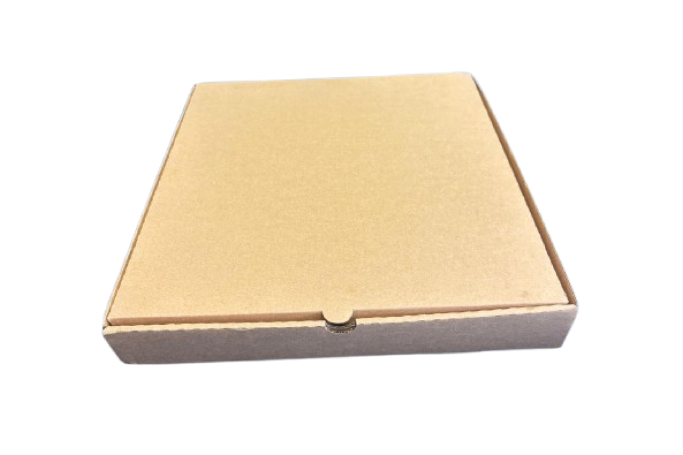 10 inch Brown/Kraft Biodegradable Corrugated Pizza Boxes
