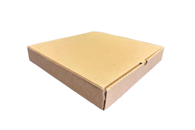 10 inch Brown/Kraft Biodegradable Corrugated Pizza Boxes