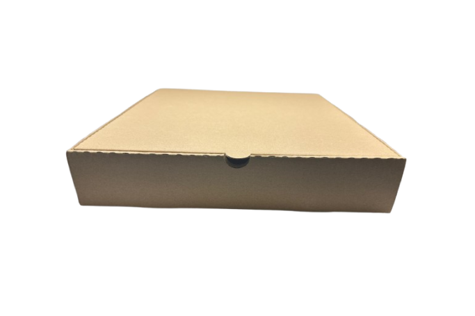12 inch Brown/Kraft Biodegradable Corrugated Pizza Boxes
