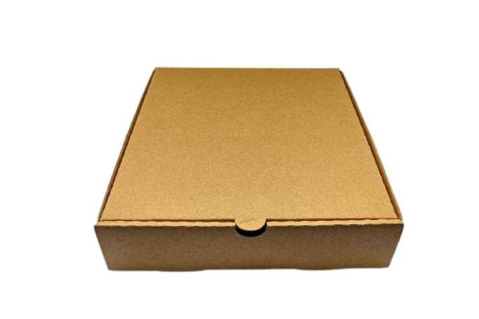 7 inch Brown/Kraft Biodegradable Corrugated Pizza Boxes