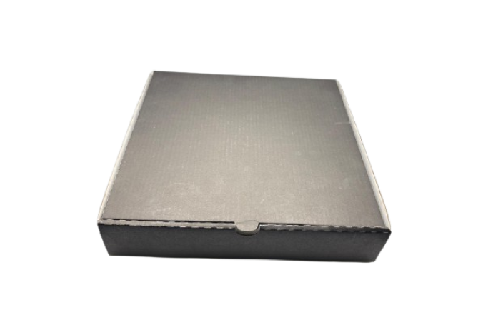 7 inch Black Cardboard Biodegradable Corrugated Pizza Boxes