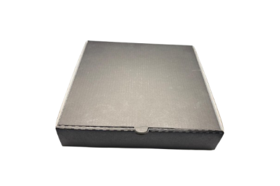 7 inch Black Cardboard Biodegradable Corrugated Pizza Boxes