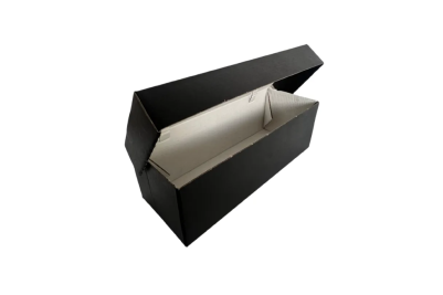 Large Black Cardboard Recyclable Rectangular Octagon Boxes