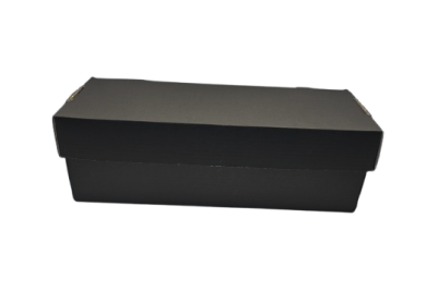 Large Black Cardboard Recyclable Rectangular Octagon Boxes