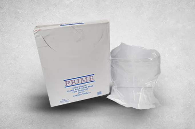 12″x15″ Clear Plastic Recyclable Stronghold Prime Bags