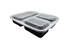 1000ml Black Plastic...