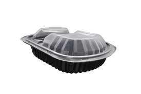 1000ml Black Plastic...