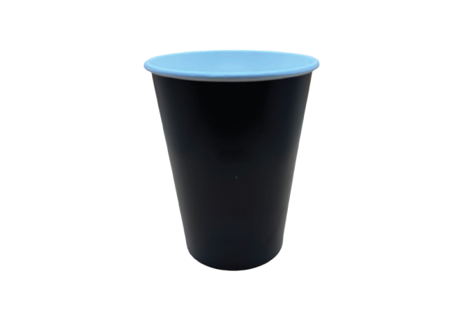 12oz Black Paper Recyclable Cups (Cold Drink)